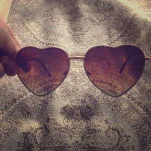 Heart shaped sunglasses